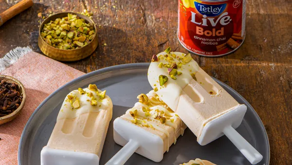 Spiced Chai Latte Ice Pops