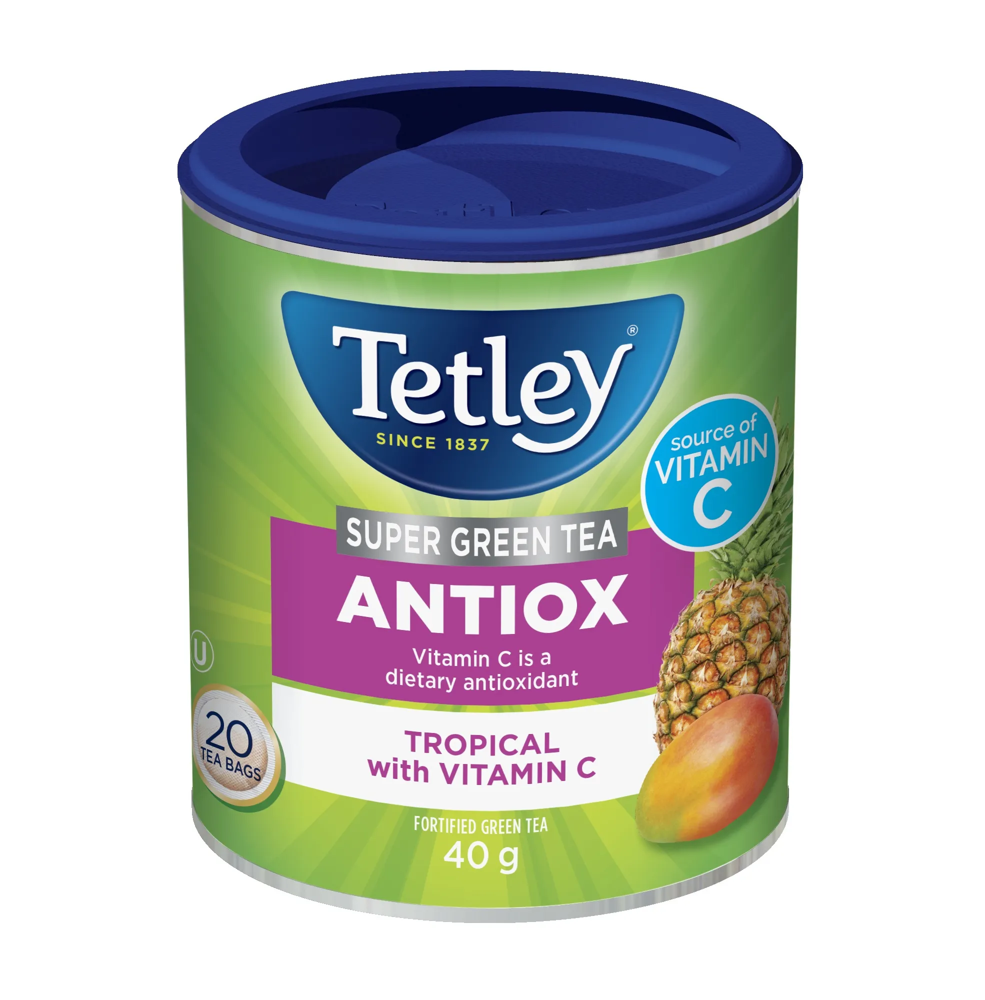 Super Green Antiox Tea - Tropical with Vitamin C