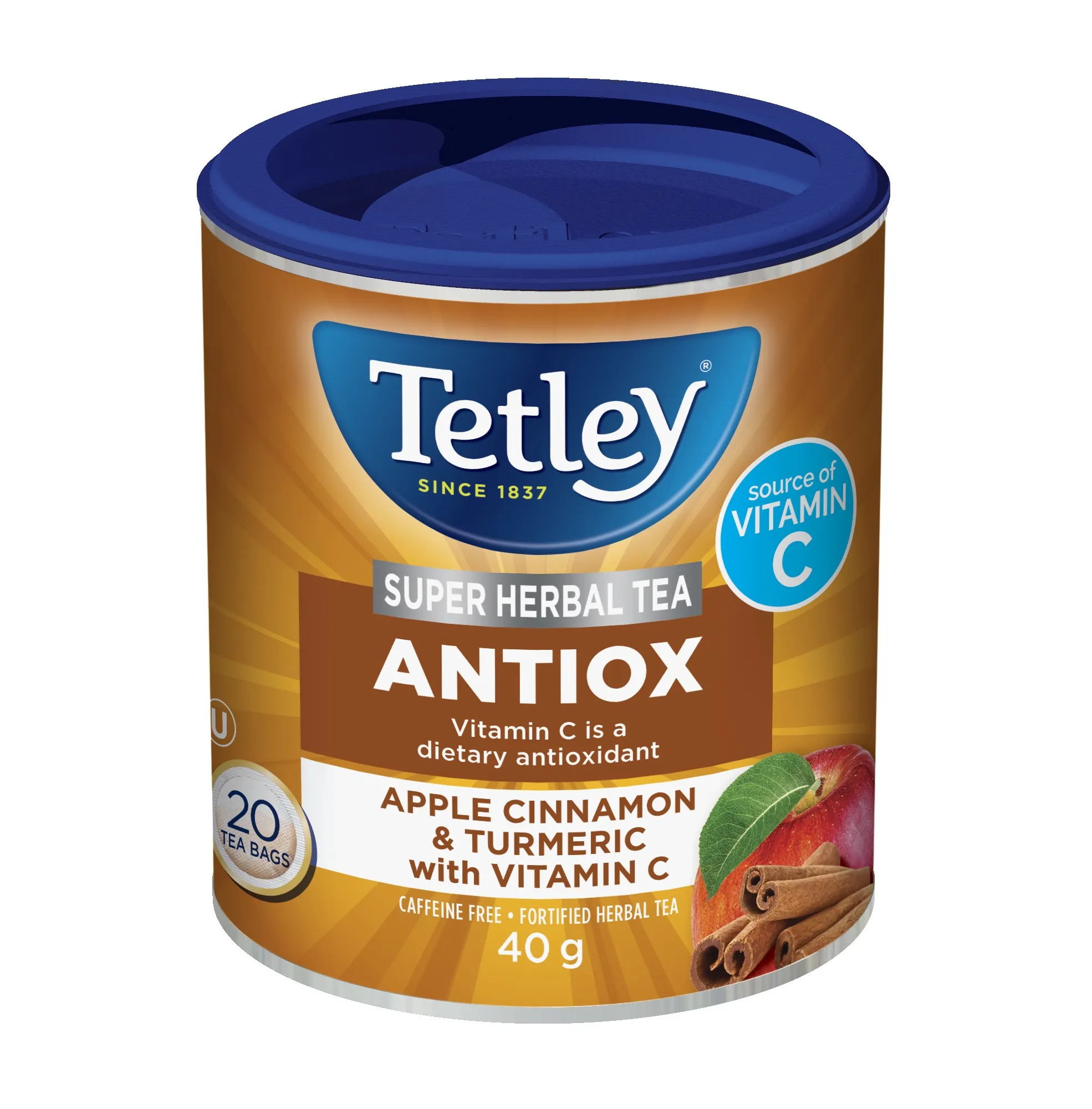 Super Herbal Antiox Tea - Apple, Cinnamon & Turmeric with Vitamin C