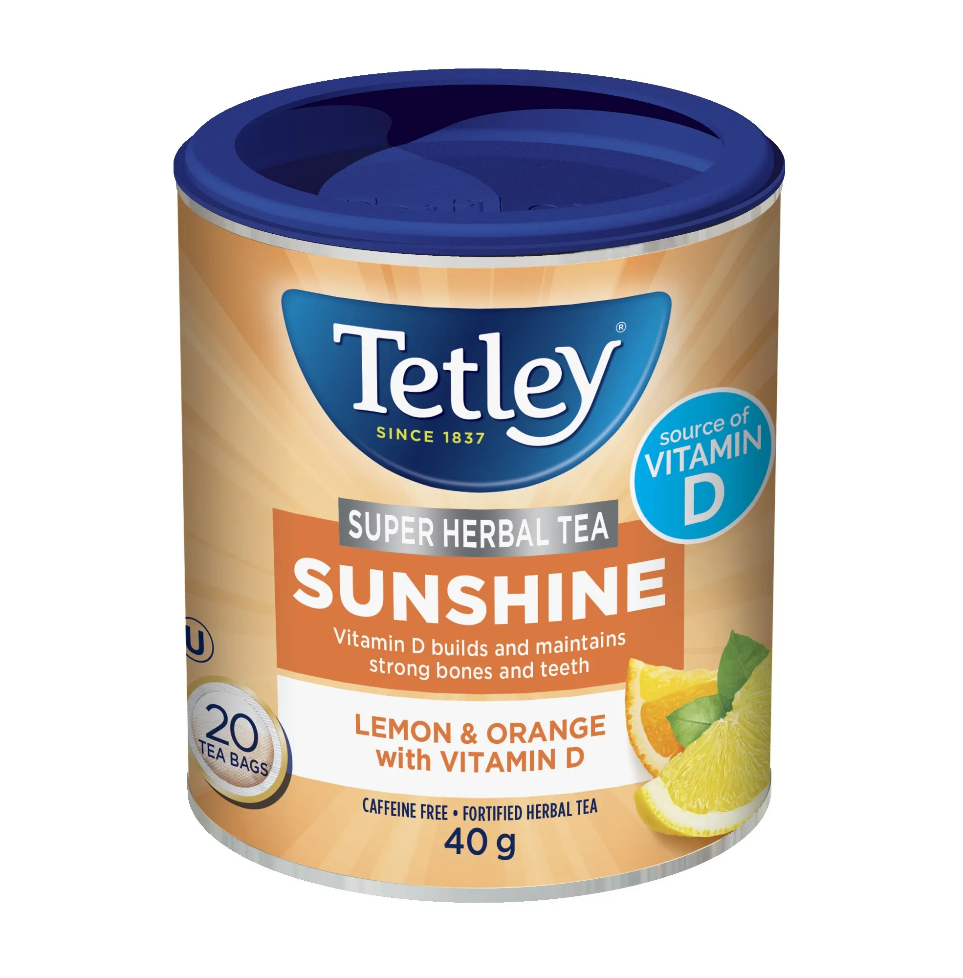 Super Herbal Sunshine Tea - Lemon & Orange with Vitamin D